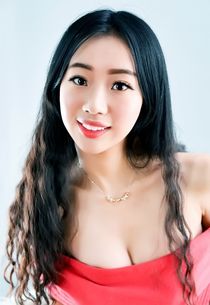Cute athletic girl show